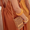 Sac bambou petit rangement porté épaule