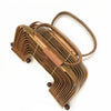 Sac bambou pliable plié