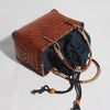 Sac bambou tressé couché