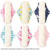 Serviette hygiénique lavable blanc flux léger