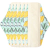 6 serviette hygiénique lavable flux abondant motif citron