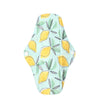 Dos serviette hygiénique lavable flux normal motif citron