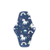 Dos Serviette hygiénique lavable flux léger motif licorne