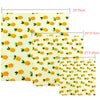 Taille bee wrap ananas