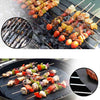 Tapis de cuisson rond sur barbecue