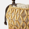 Zoom sac bambou anse cuir