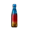 Bouteille inox bleu rouge or brillant
