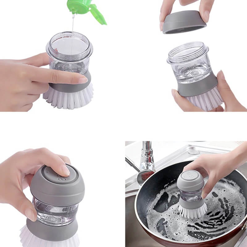 Brosse vaisselle avec réservoir – Fit Super-Humain
