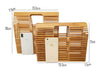 Dimensions sac bambou rectangle