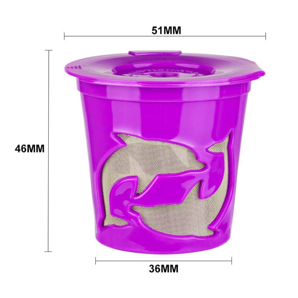 Dimensions capsule café réutilisable plastique Keurig