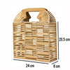 Dimensions sac à main bambou rectangle