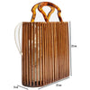 Dimensions sac bambou acrylique