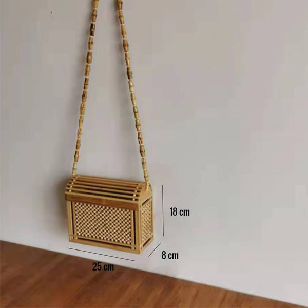 Dimensions sac bambou bohème