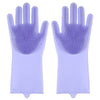 Gant vaisselle violet