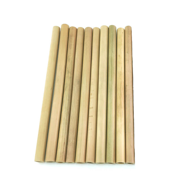 Paille en bambou, réutilisable et recyclable - grosse paille pour Bubble  tea X10