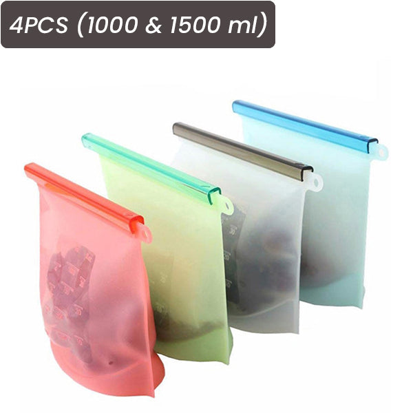 Sachet Plastique Transparent 100 Pcs Sac Zip Réutilisable Bonne